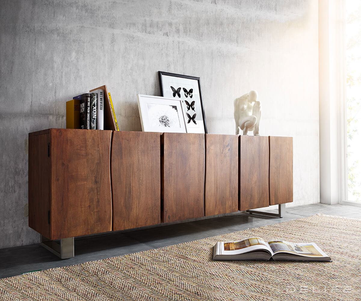 Komoda Live Edge, 220x46cm, Materijal: Bagrem