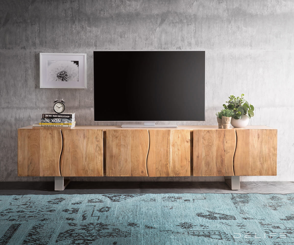 Komoda Live Edge 220x46cm, Materijal: Bagrem
