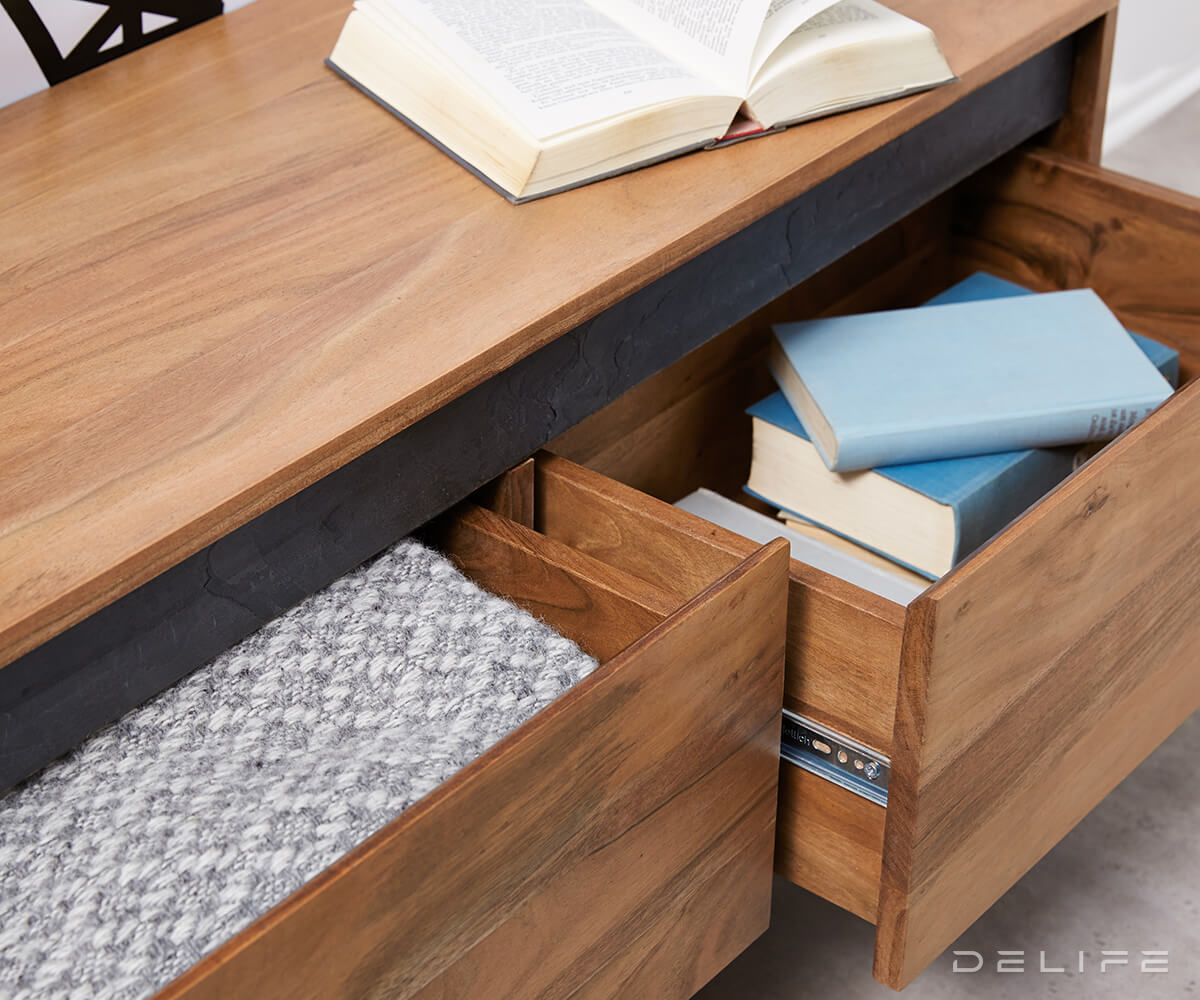 Komoda Stonegrace 200cm, Materijal: Bagrem