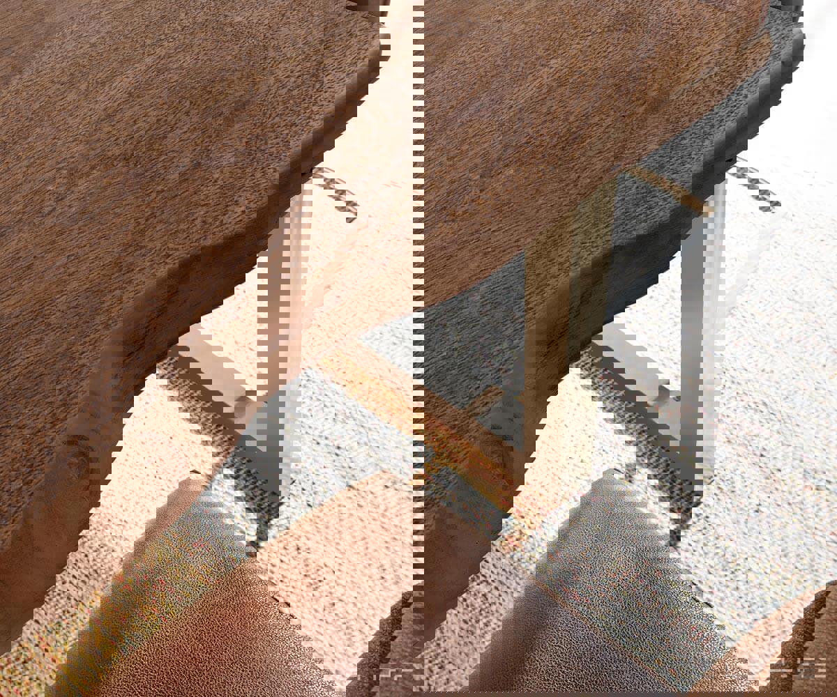 Blagovaonski stol Edge, Materijal: Bagrem, Debljina ploče: 5,5cm