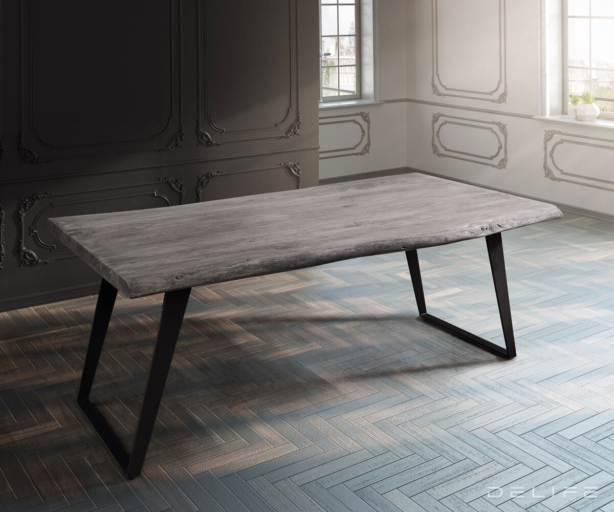 Blagovaonski stol Edge, Materijal: Bagrem, Debljina ploče: 5,5cm