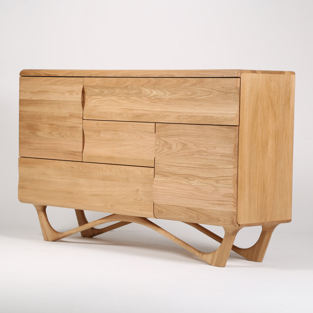 Komoda Antoni Alto 160x96cm, Materijal: Puno drvo Hrast
