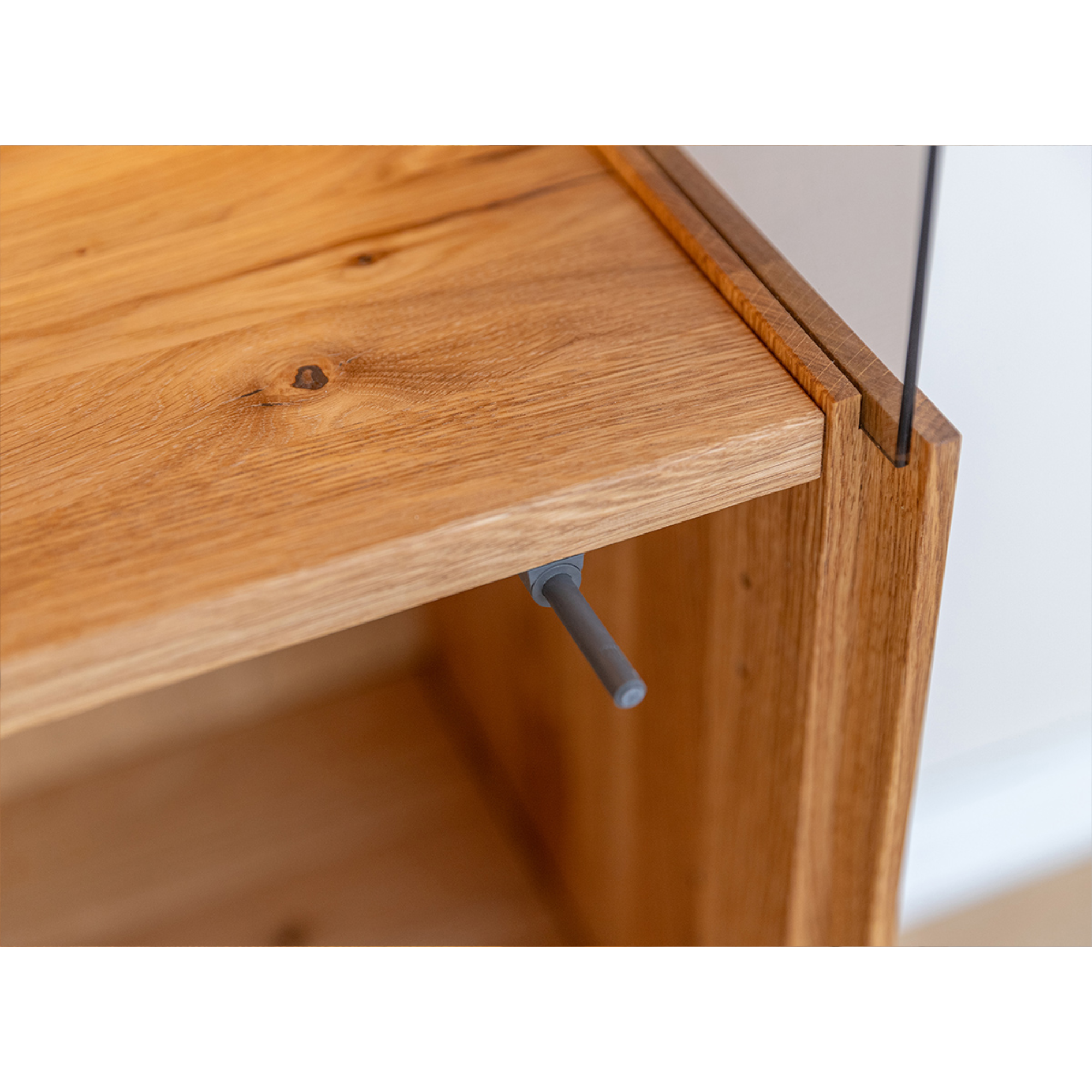 Vitrina Collodi 43x205cm, Materijal: Masivno Drvo Hrast
