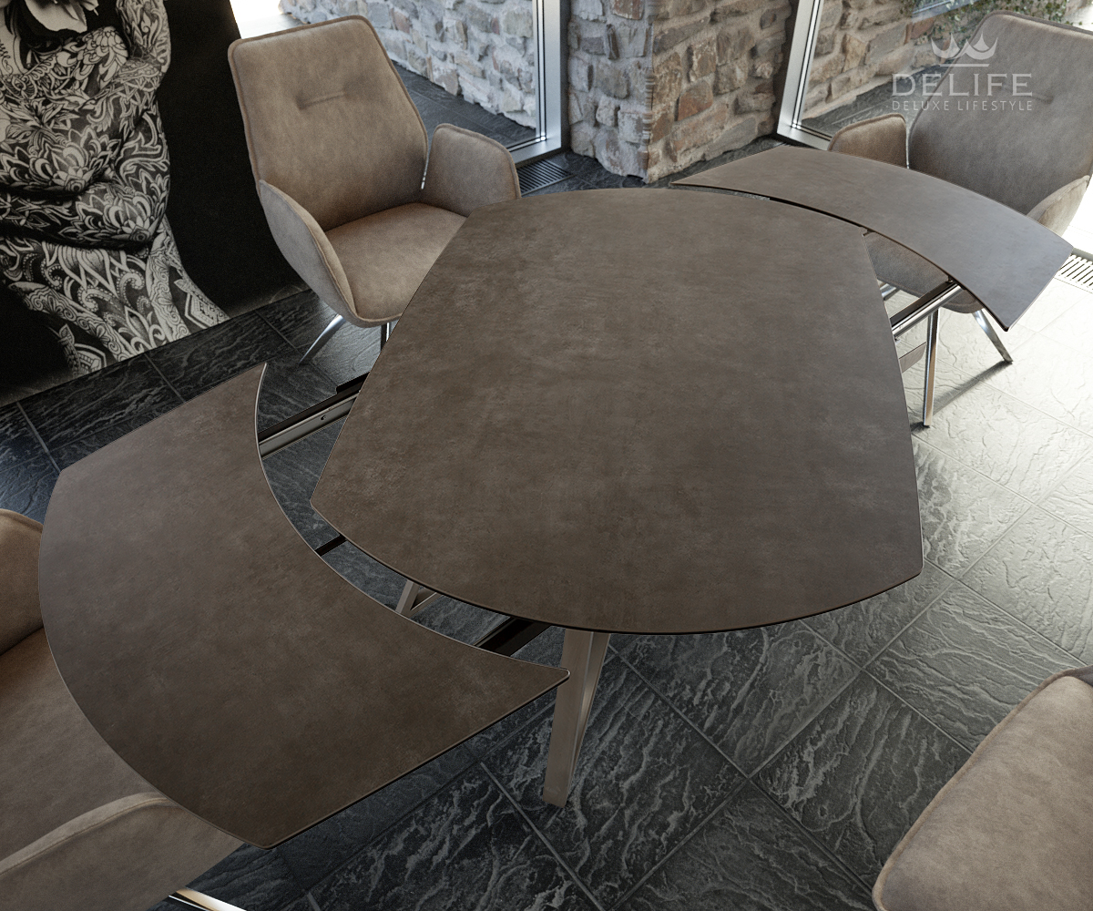 Produljivi stol Carlow 130/200x90cm, Materijal: Keramika