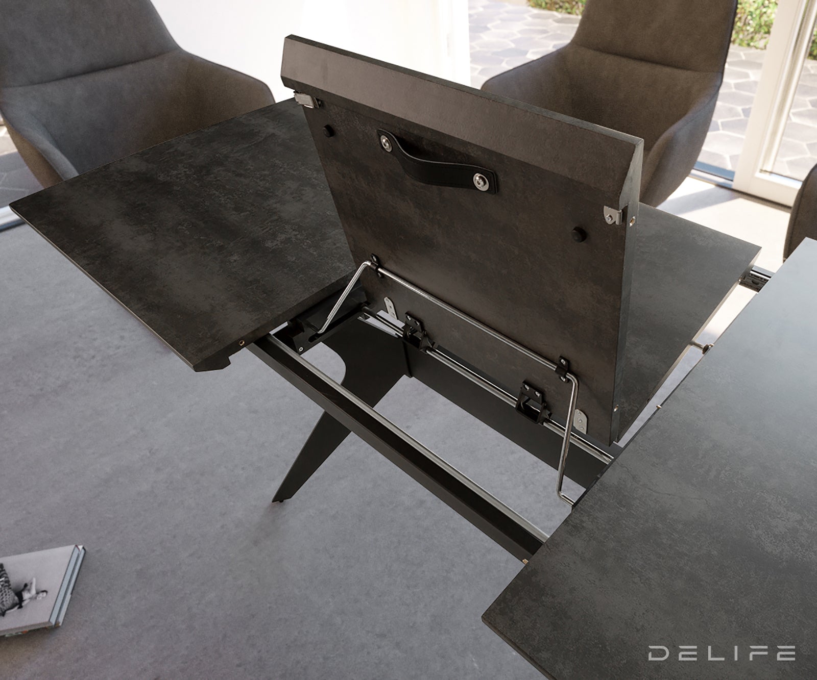 Produljivi stol Edona 160/200x90, Materijal: Folirani MDF