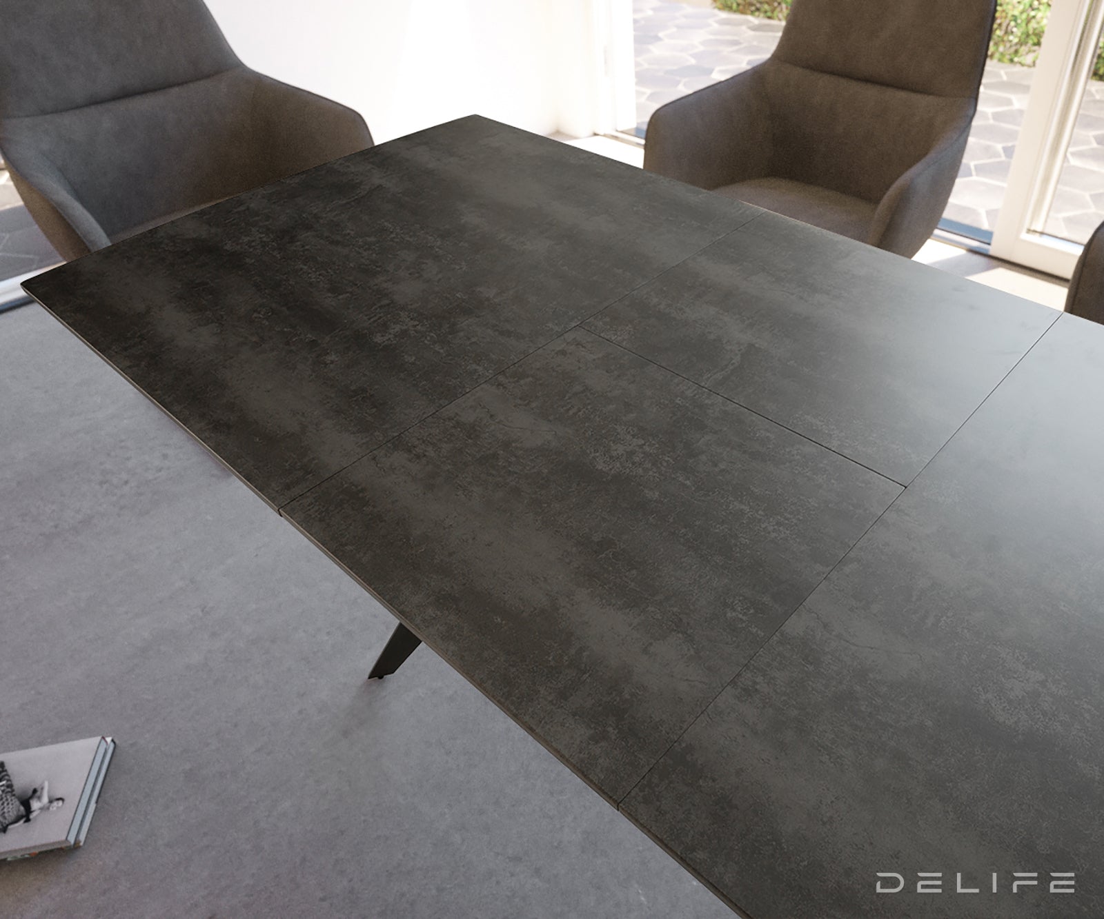 Produljivi stol Edona 160/200x90, Materijal: Folirani MDF