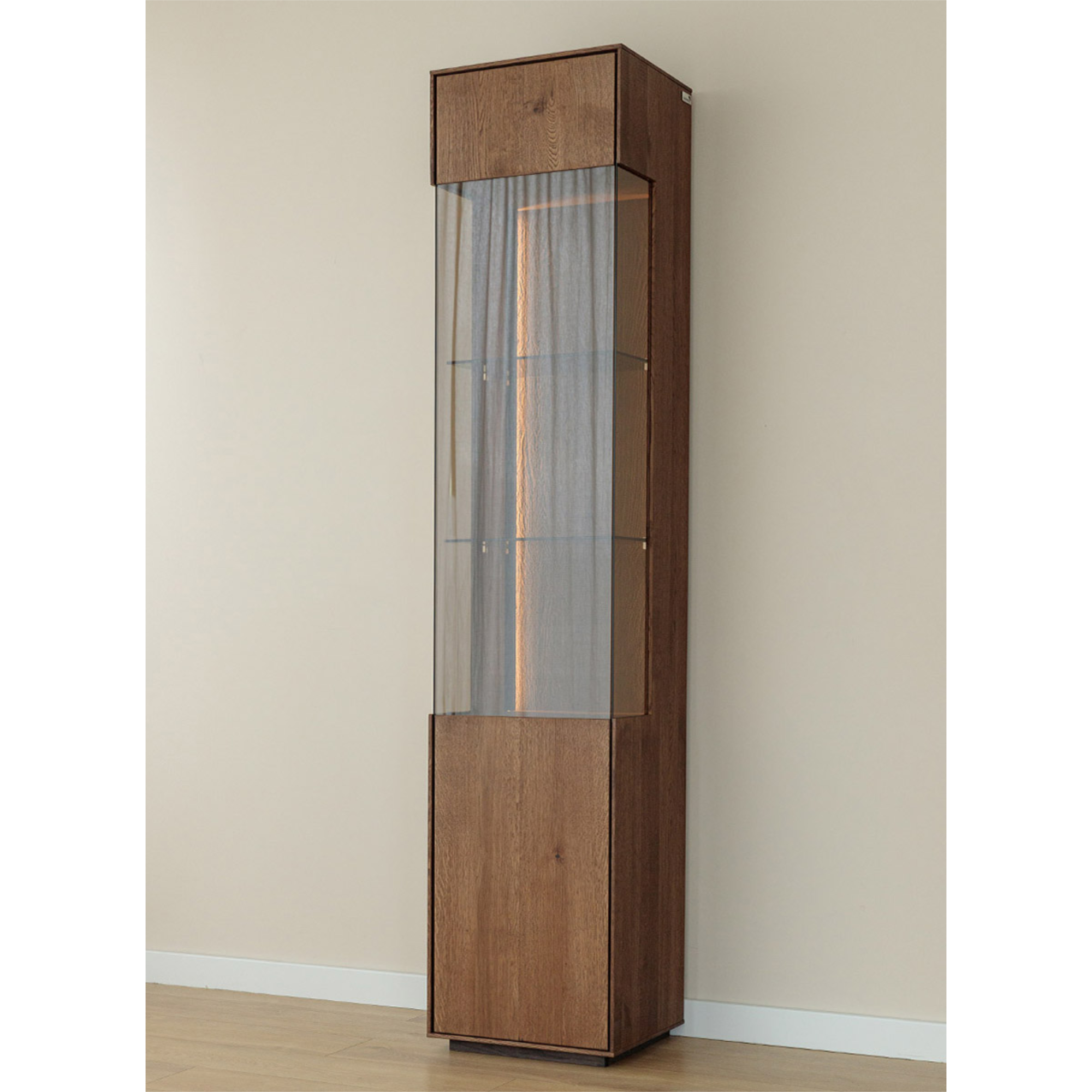 Vitrina Collodi 43x205cm, Materijal: Masivno Drvo Hrast