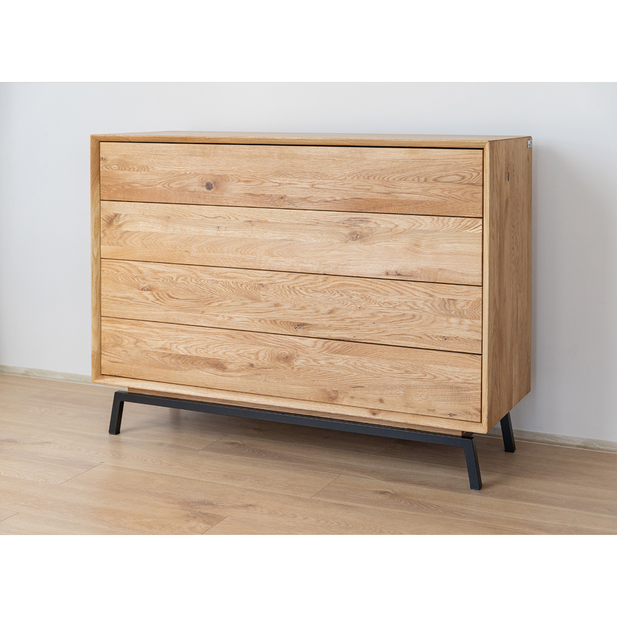 Komoda Modern Loft 120,50x45cm, Materijal: Masivno  Drvo Hrast