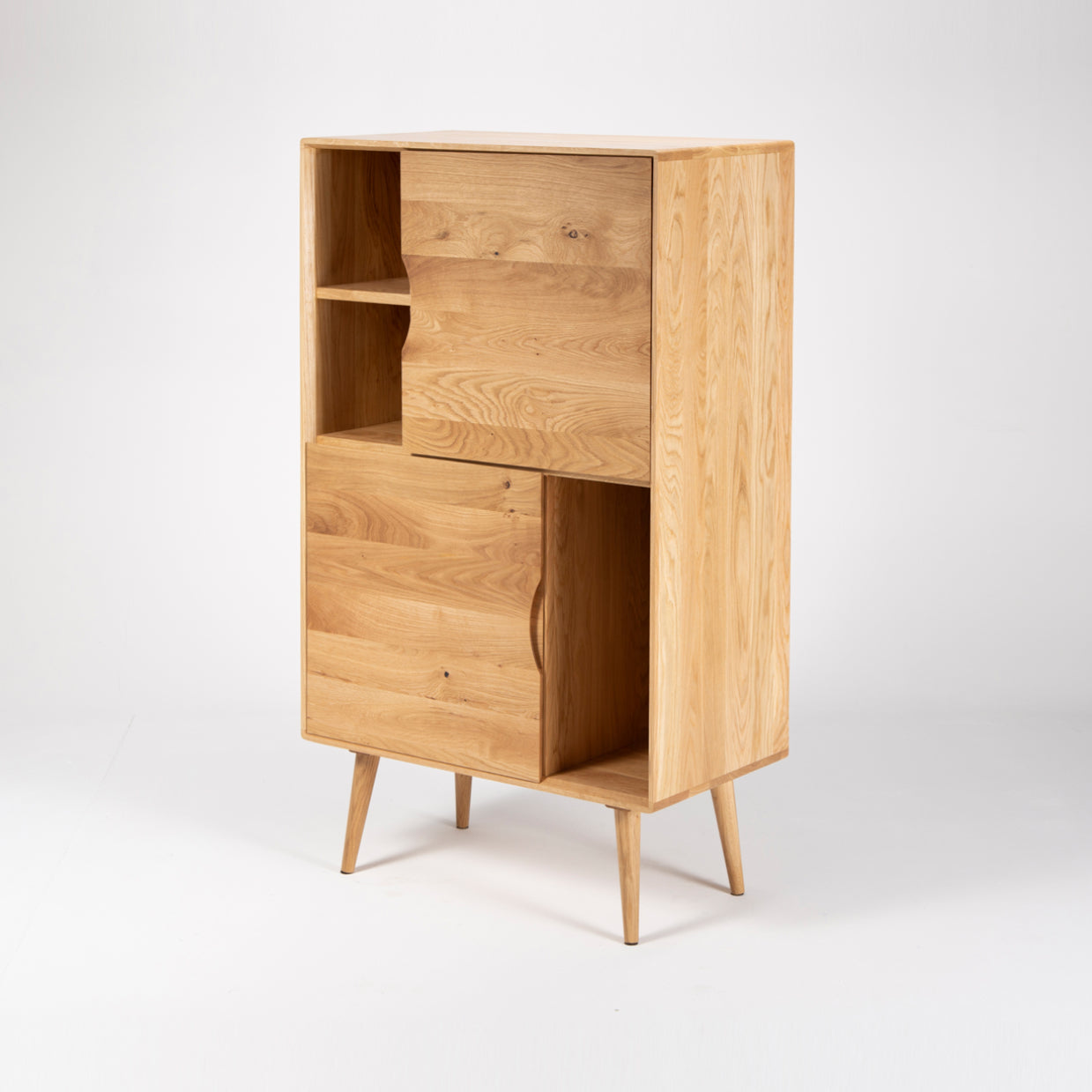 Komoda Mua 74.3x131.8cm, Materijal: Puno drvo Hrast