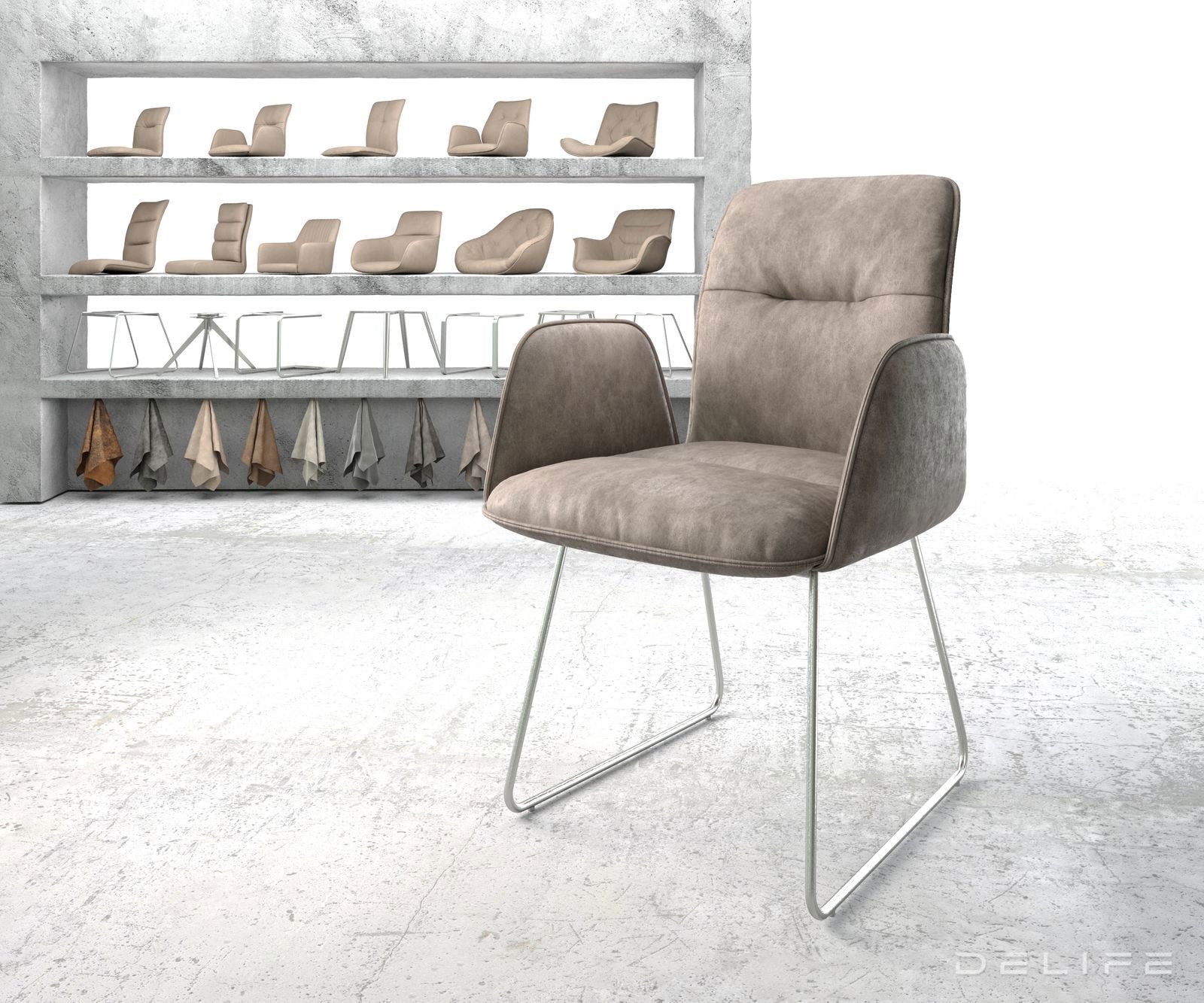 Blagovaonska stolica Vinja, Materijal: Mikrofibra