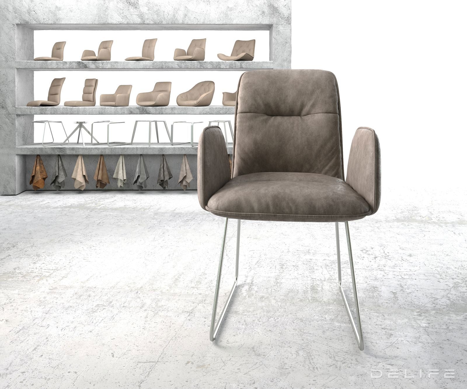 Blagovaonska stolica Vinja, Materijal: Mikrofibra