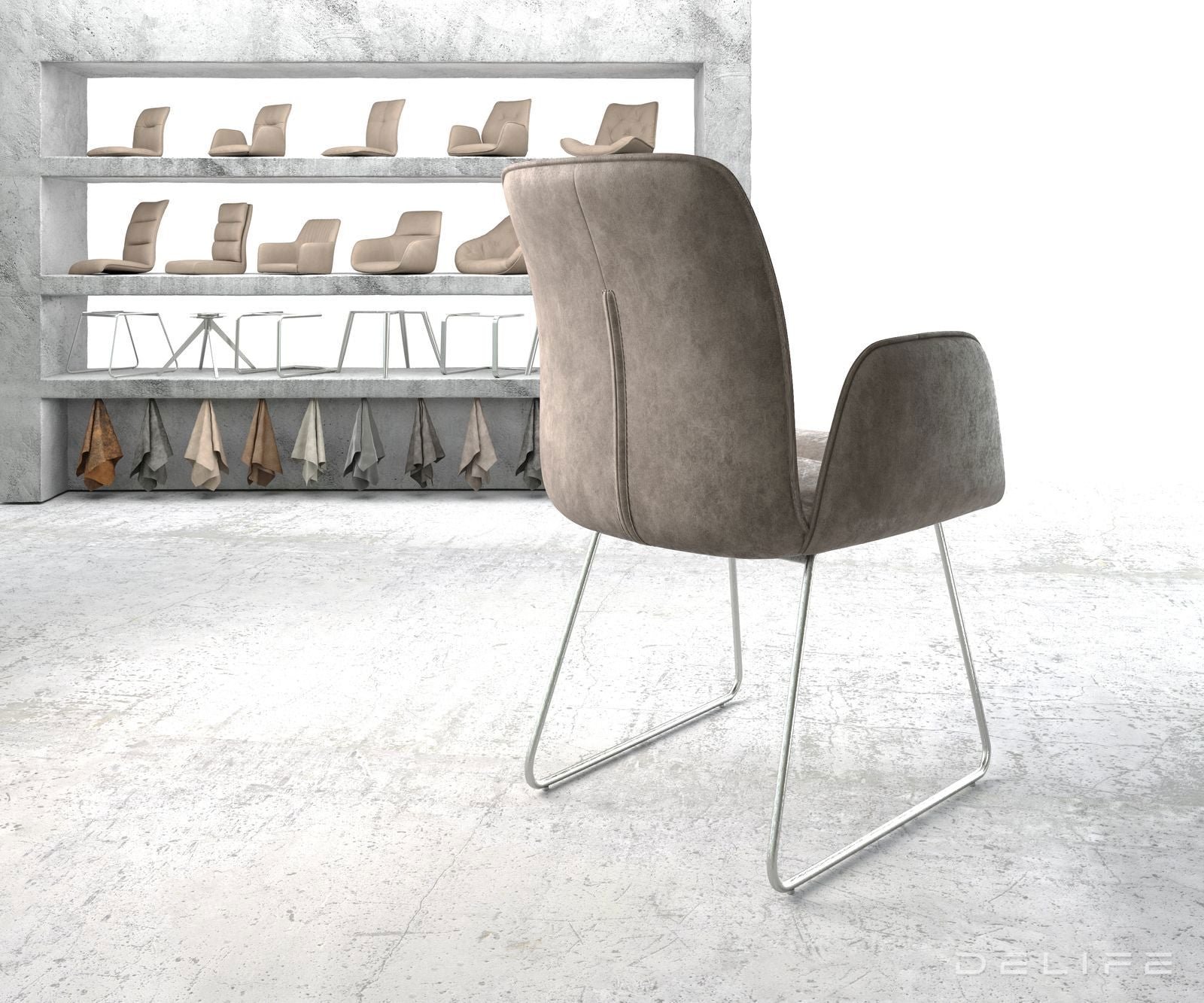 Blagovaonska stolica Vinja, Materijal: Mikrofibra