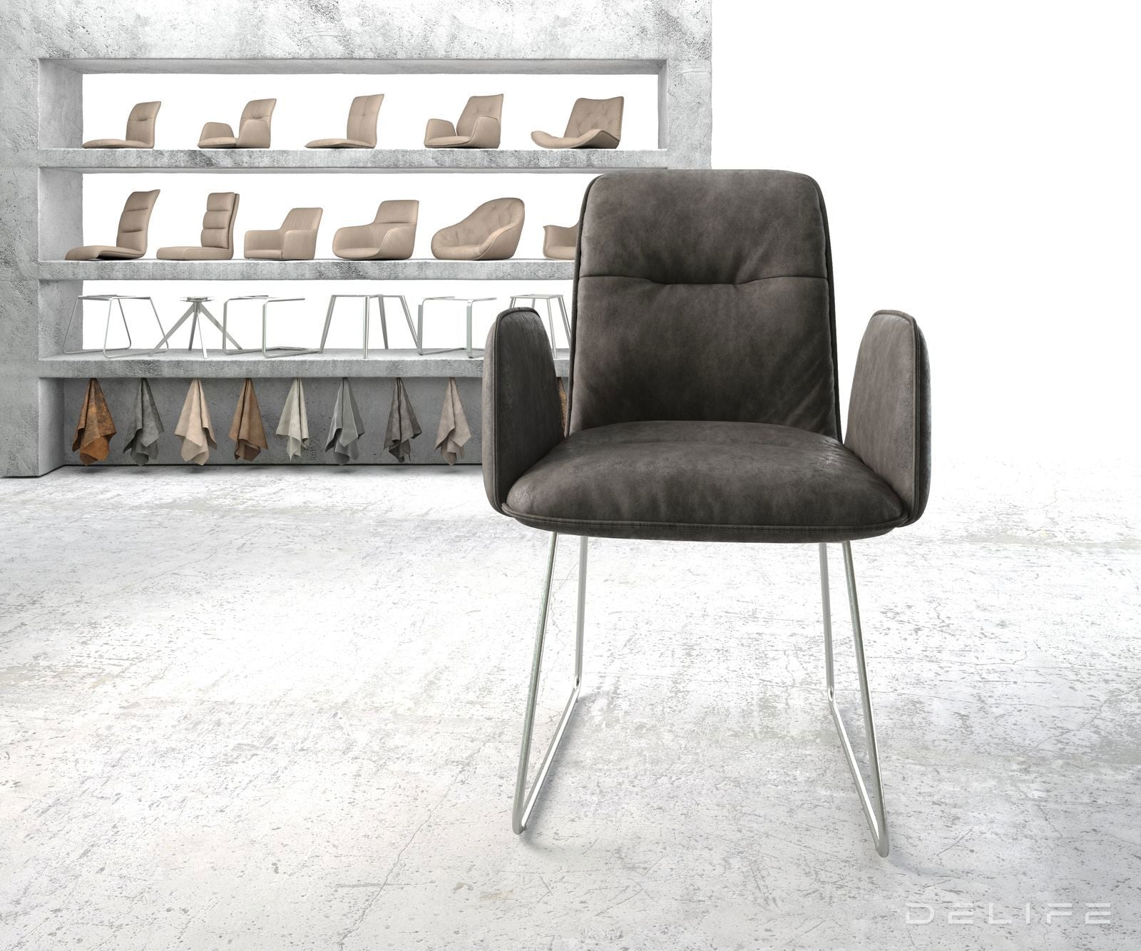 Blagovaonska stolica Vinja, Materijal: Mikrofibra