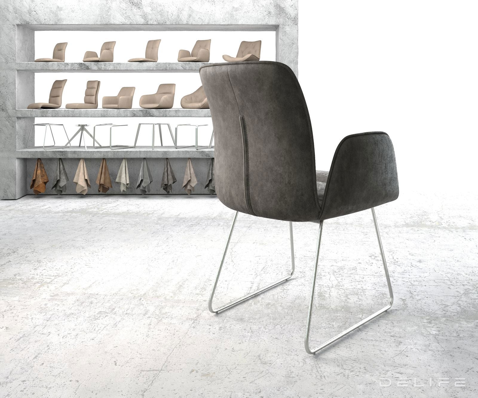 Blagovaonska stolica Vinja, Materijal: Mikrofibra