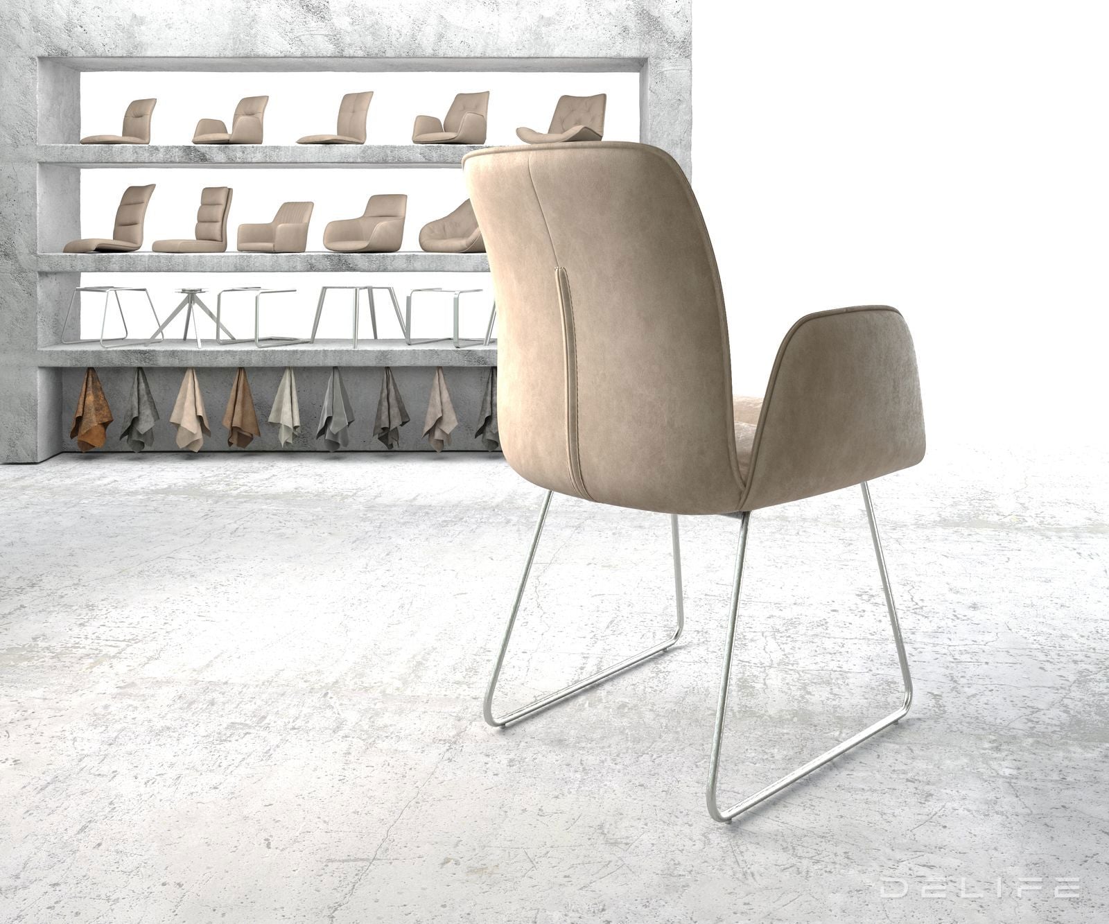 Blagovaonska stolica Vinja, Materijal: Mikrofibra