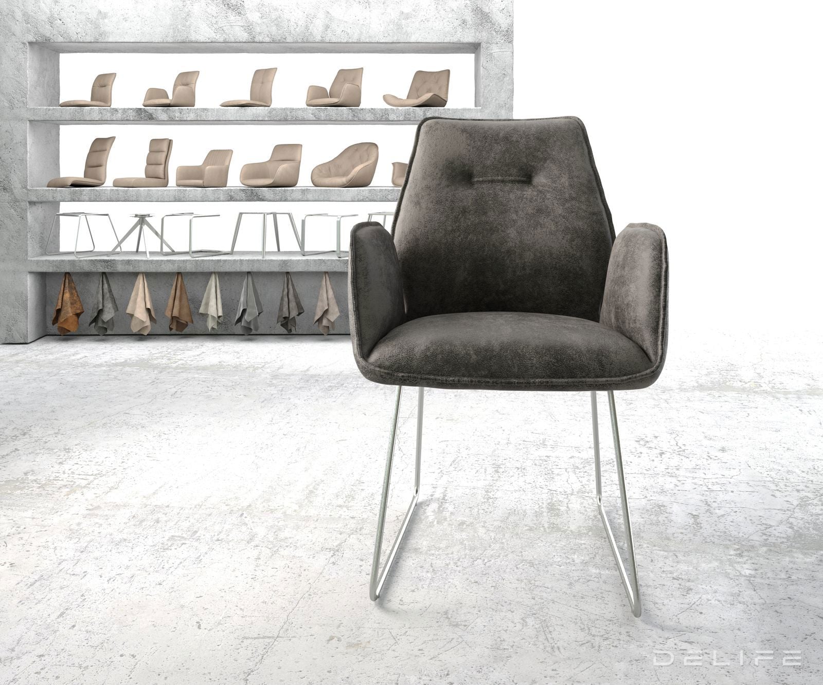 Blagovaonska stolica Zoa, Materijal: Mikrofibra