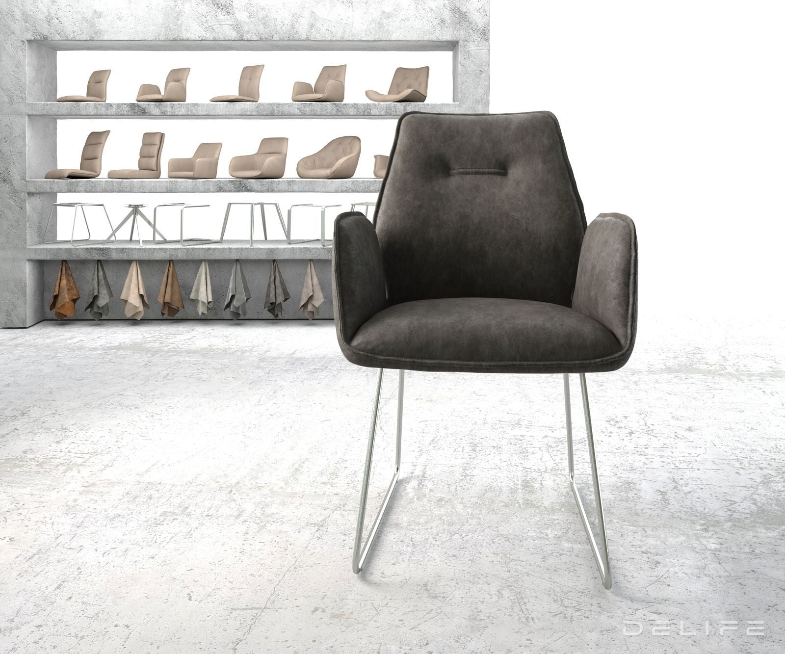 Blagovaonska stolica Zoa, Materijal: Mikrofibra