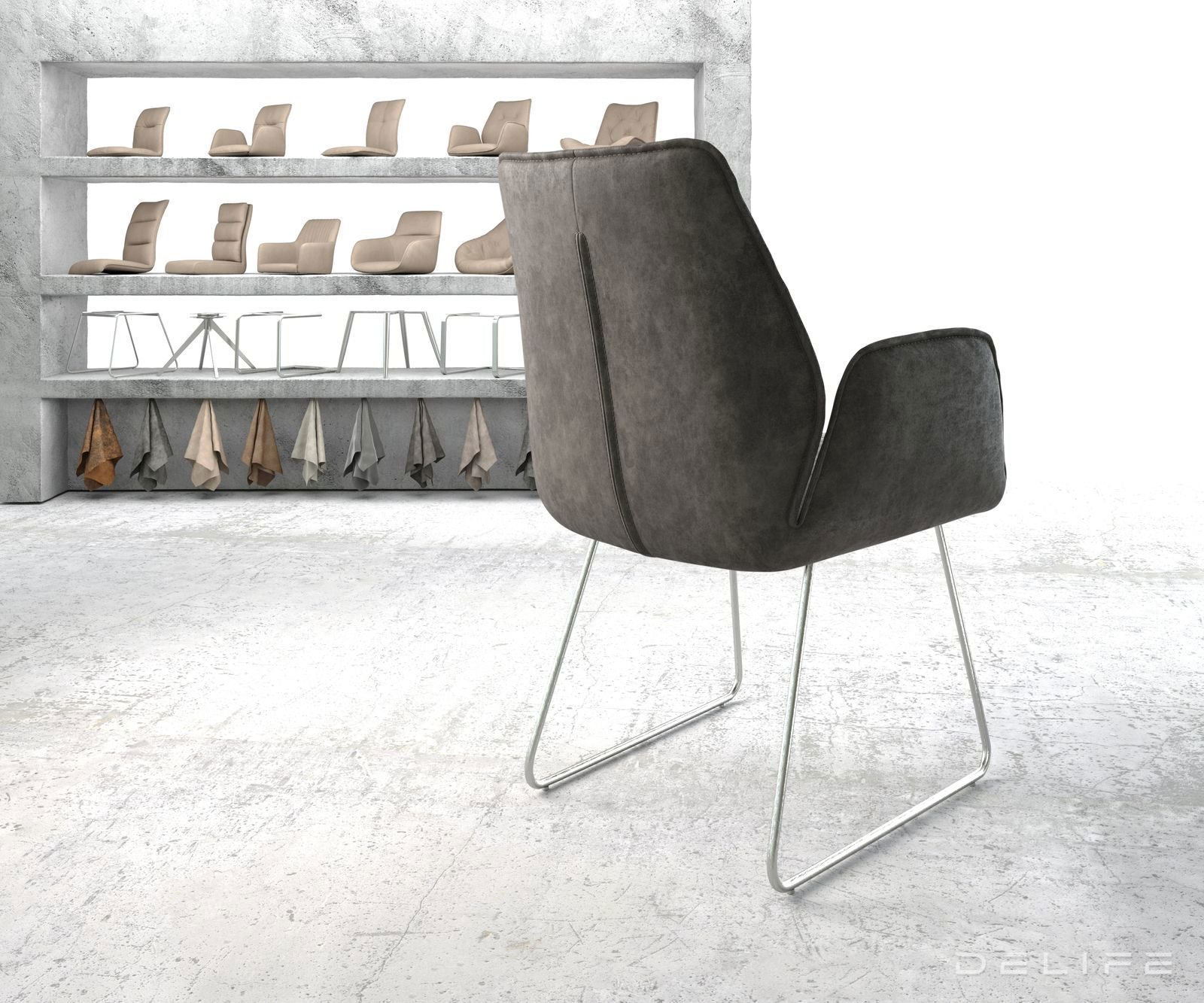 Blagovaonska stolica Zoa, Materijal: Mikrofibra