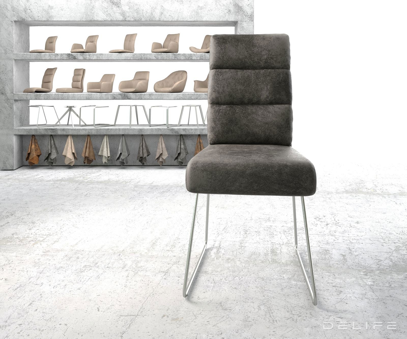 Blagovaonska stolica Pela, Materijal: Mikrofibra