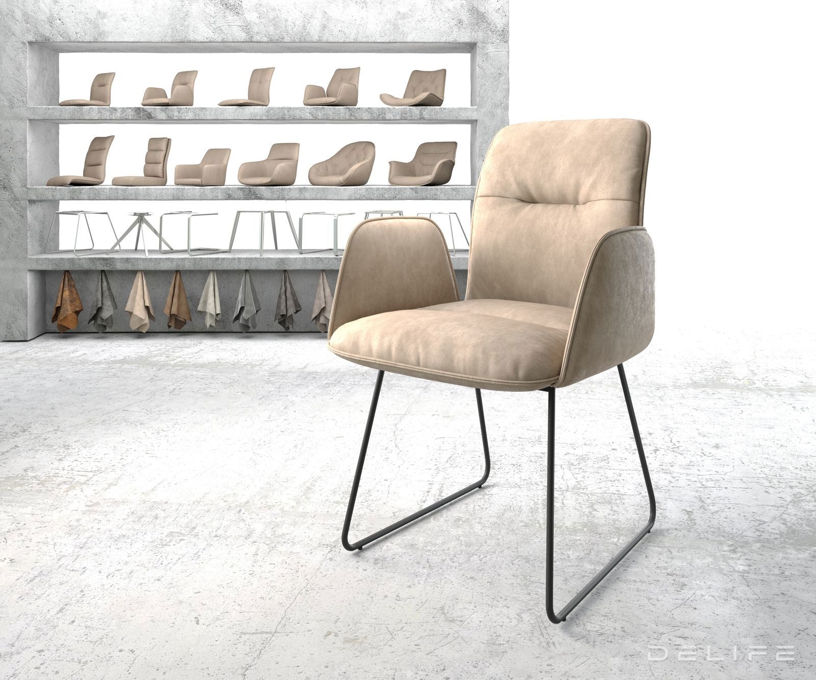 Blagovaonska stolica Vinja, Materijal: Mikrofibra