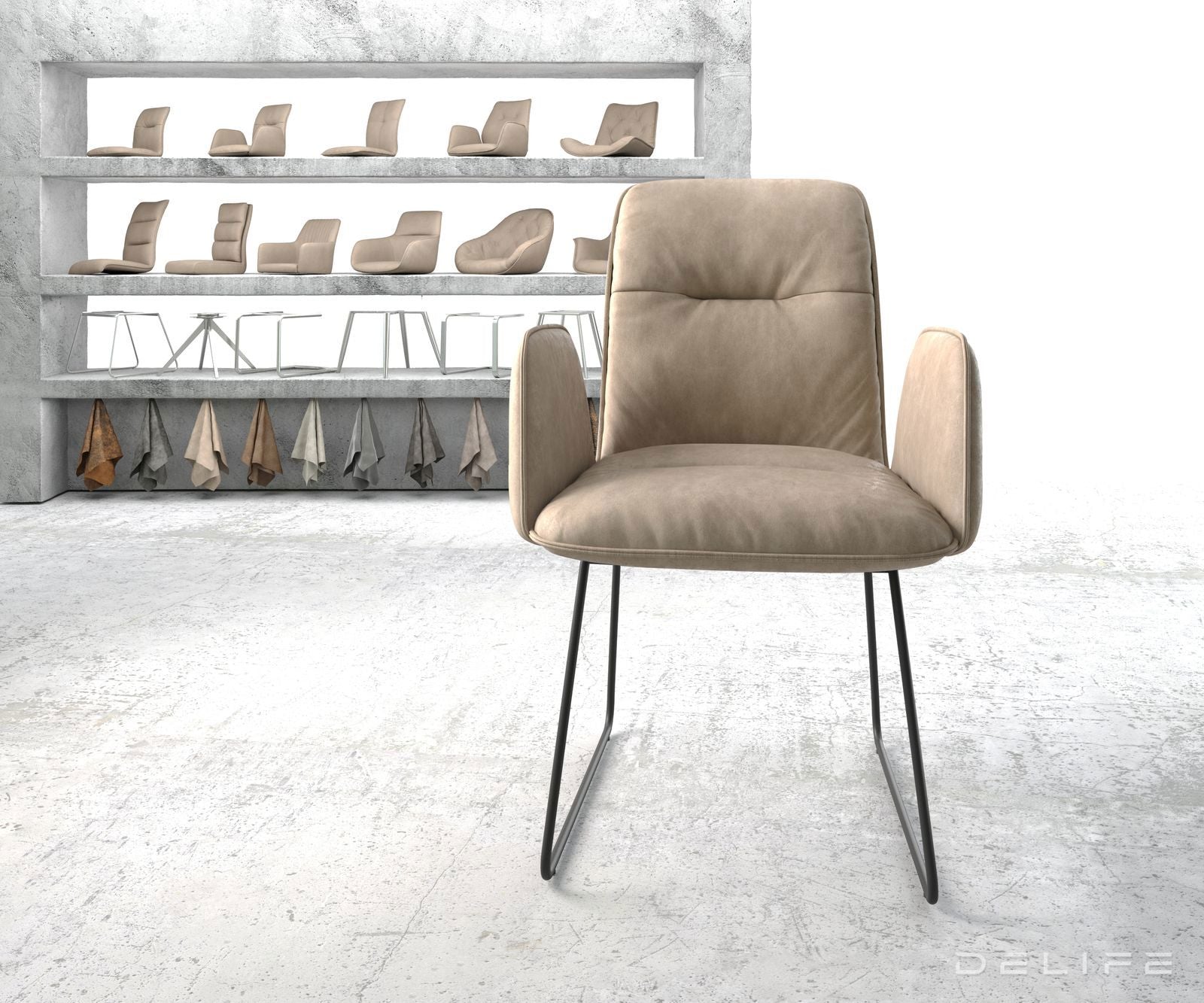 Blagovaonska stolica Vinja, Materijal: Mikrofibra