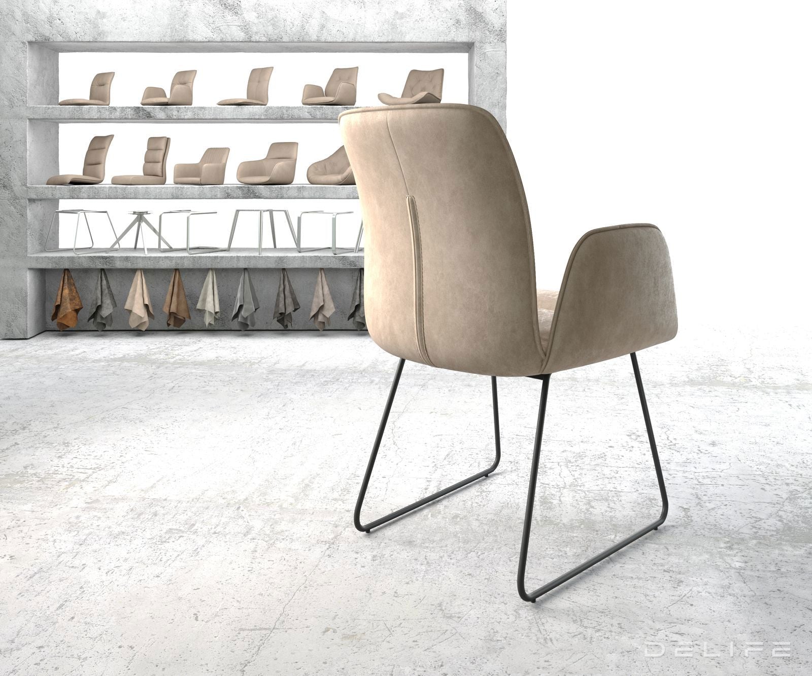 Blagovaonska stolica Vinja, Materijal: Mikrofibra