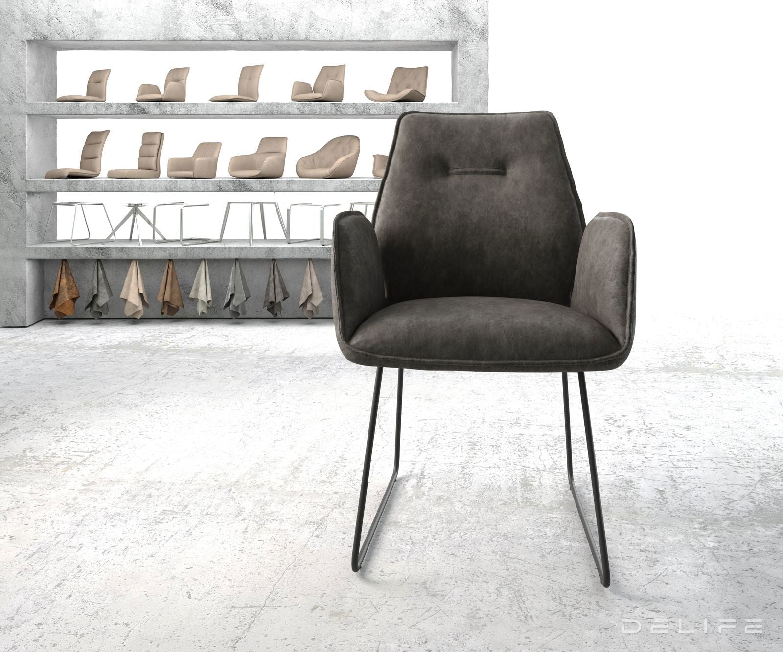 Blagovaonska stolica Zoa, Materijal: Mikrofibra