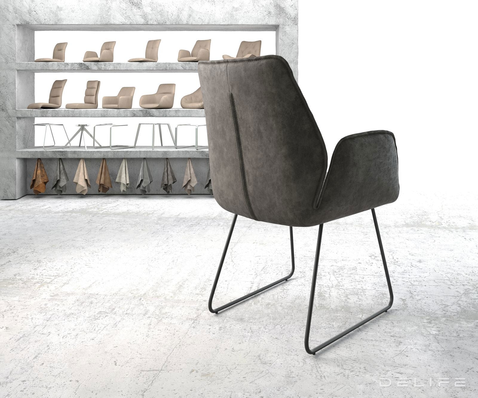 Blagovaonska stolica Zoa, Materijal: Mikrofibra