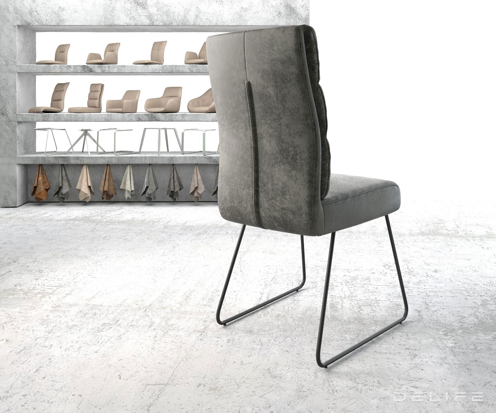 Blagovaonska stolica Pela, Materijal: Mikrofibra