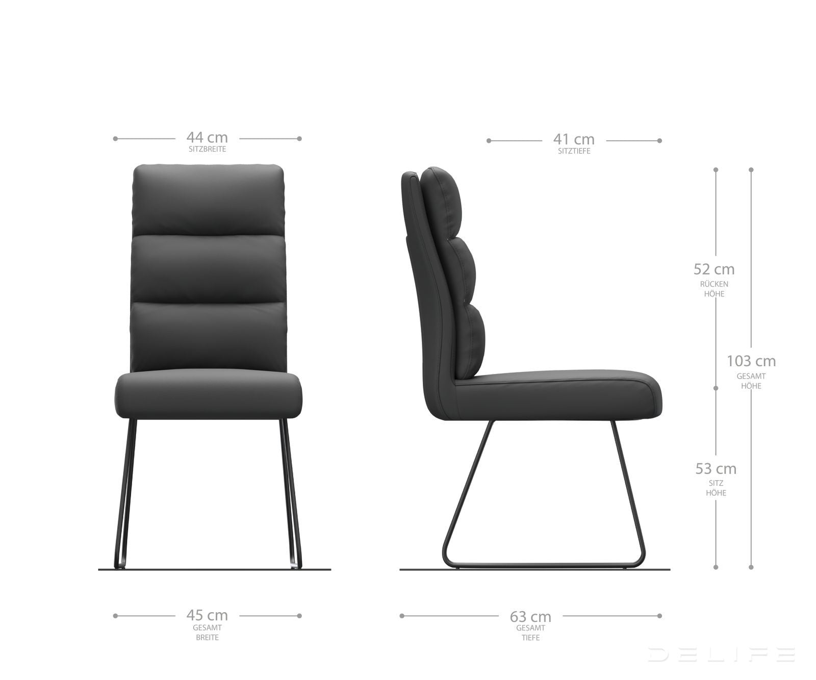 Blagovaonska stolica Pela, Materijal: Mikrofibra