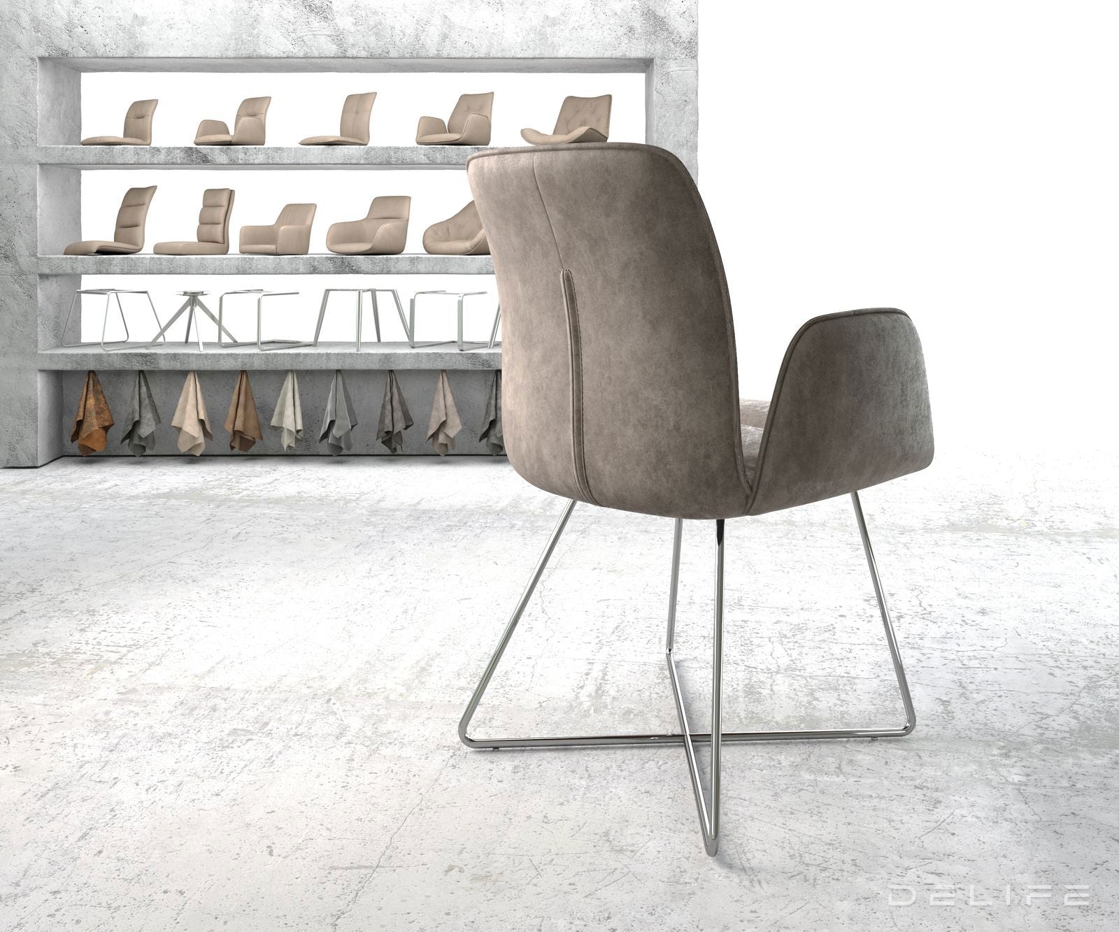 Blagovaonska stolica Vinja, Materijal: Mikrofibra