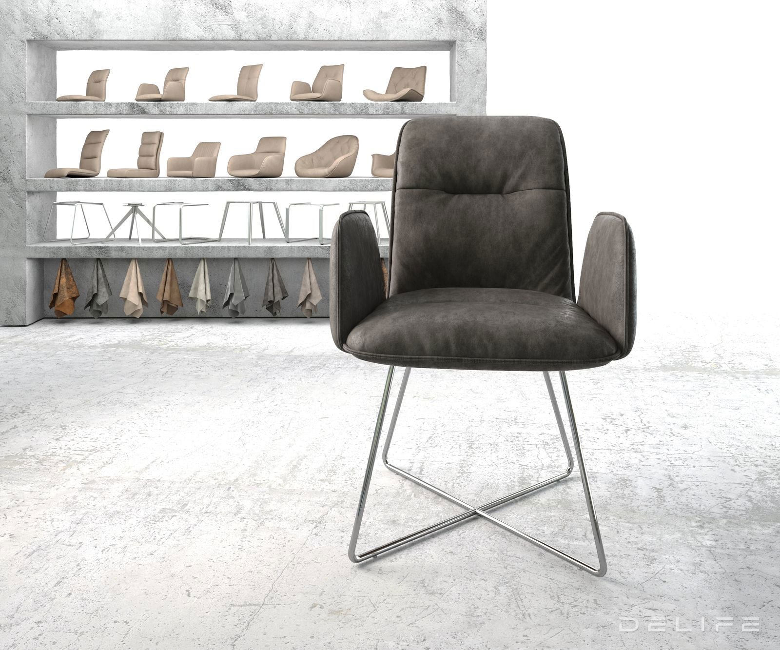 Blagovaonska stolica Vinja, Materijal: Mikrofibra