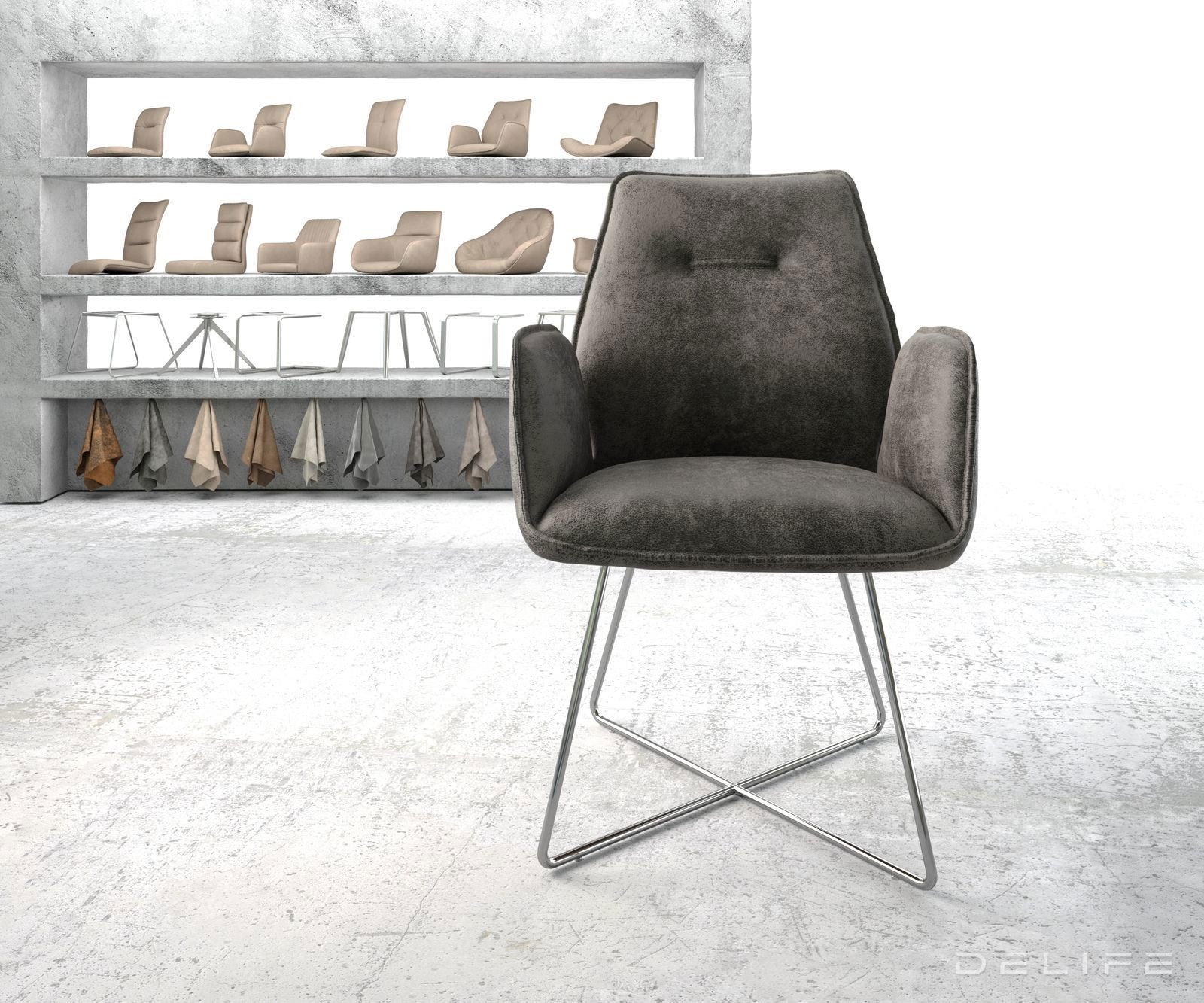 Blagovaonska stolica Zoa, Materijal: Mikrofibra