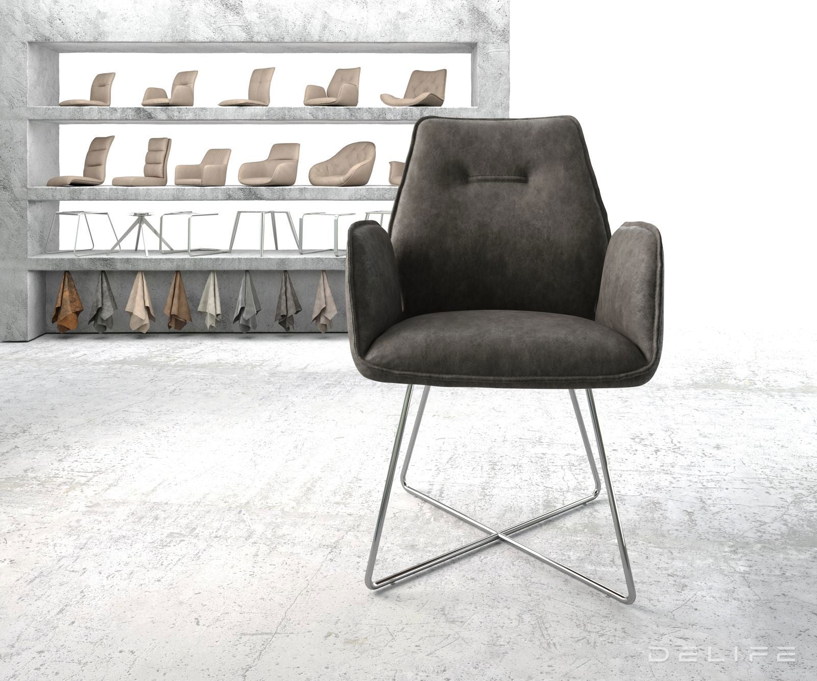 Blagovaonska stolica Zoa, Materijal: Mikrofibra