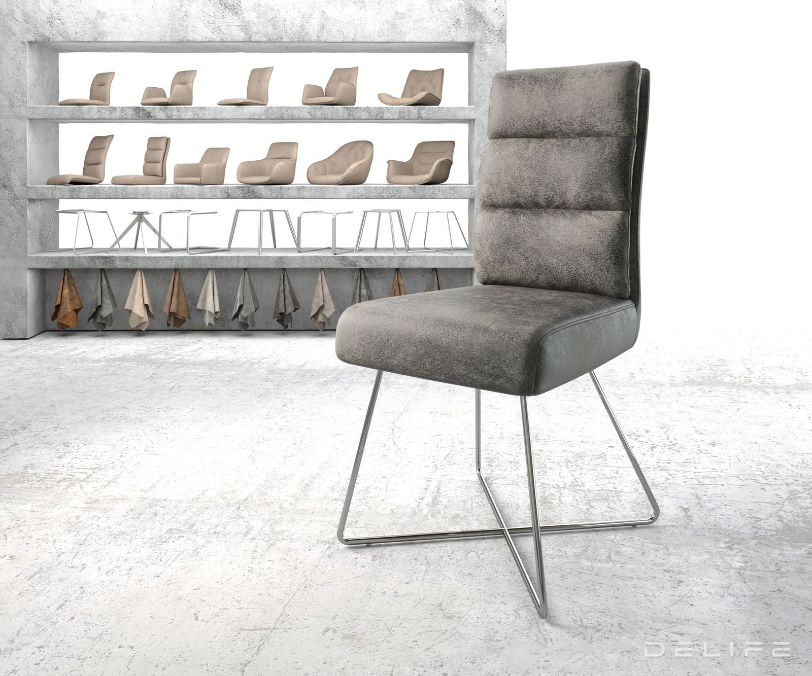 Blagovaonska stolica Pela, Materijal: Mikrofibra