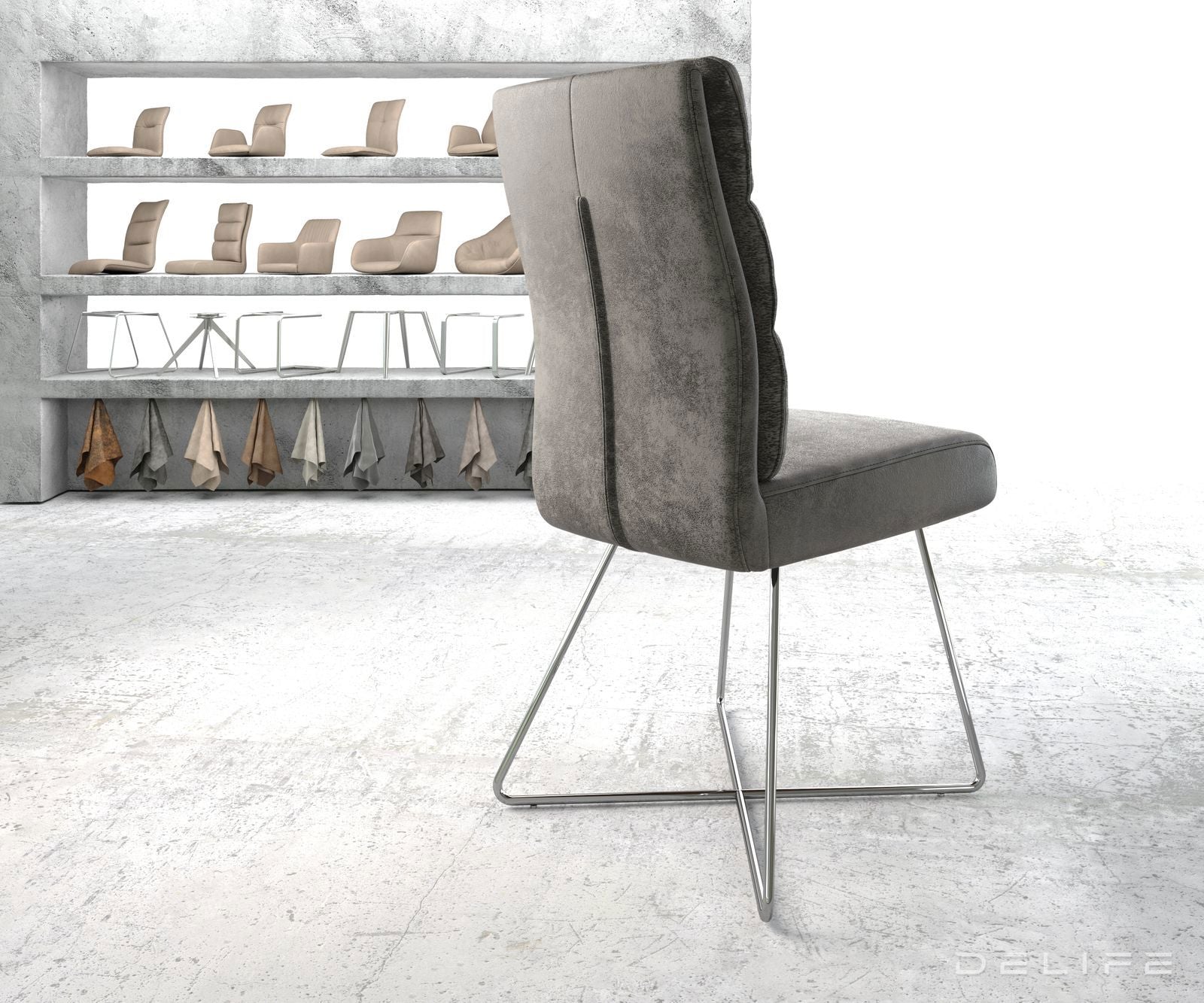 Blagovaonska stolica Pela, Materijal: Mikrofibra