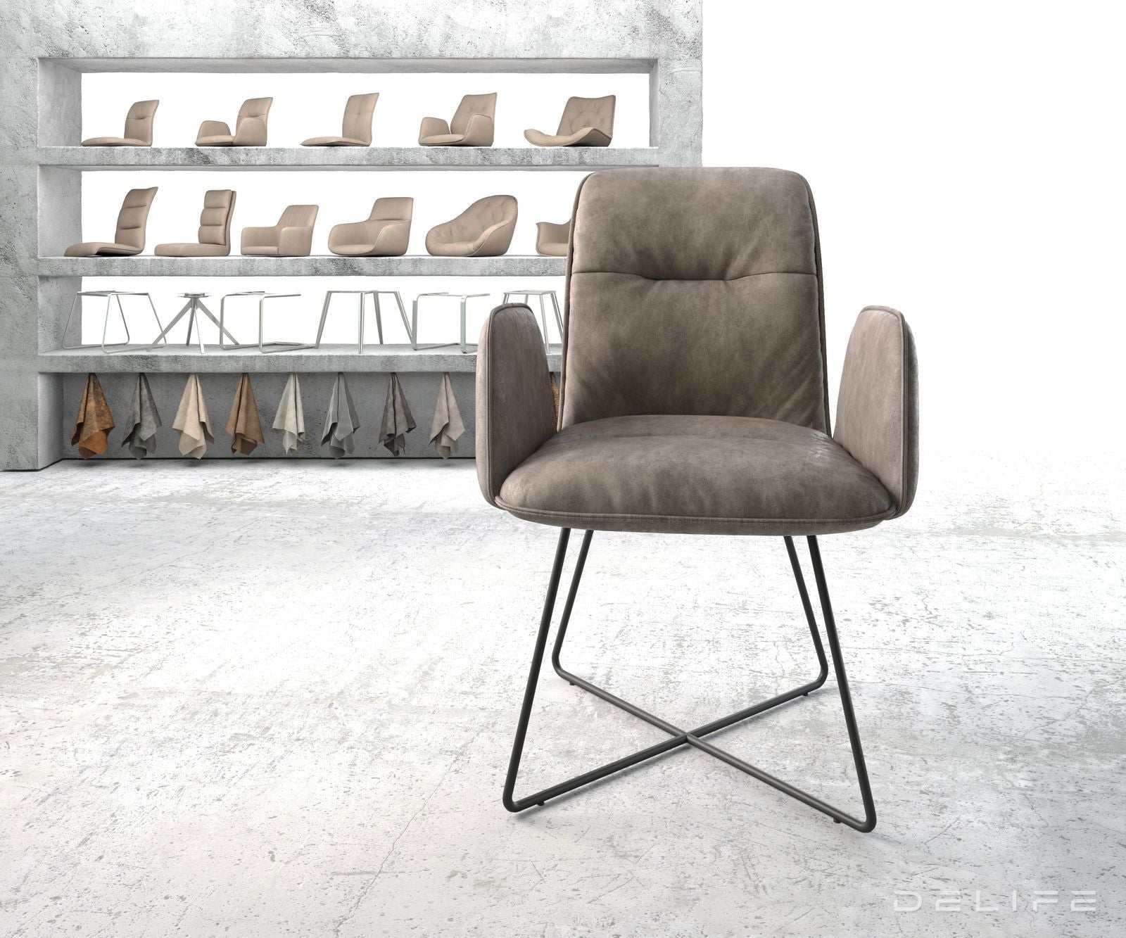 Blagovaonska stolica Vinja, Materijal: Mikrofibra