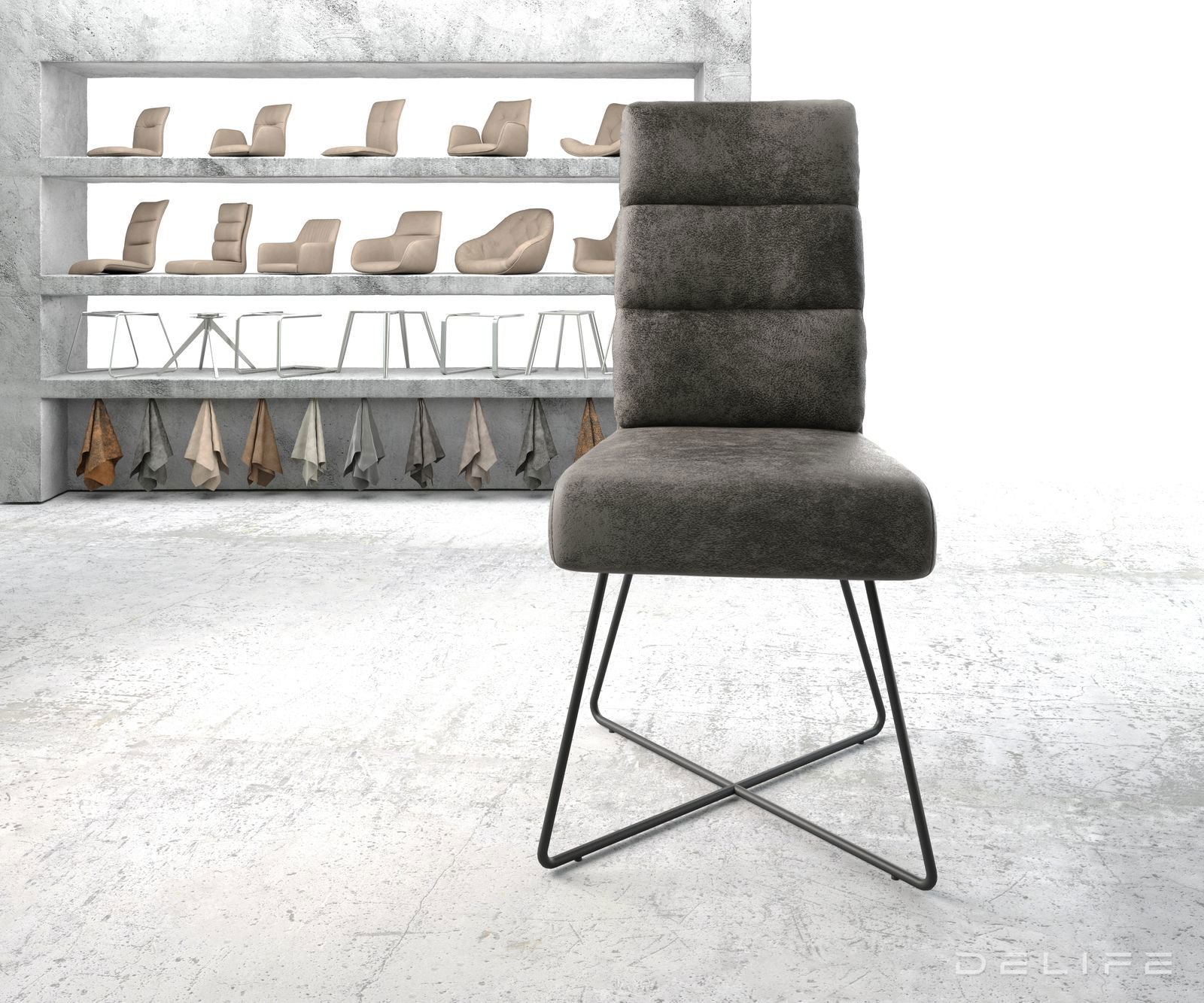 Blagovaonska stolica Pela, Materijal: Mikrofibra