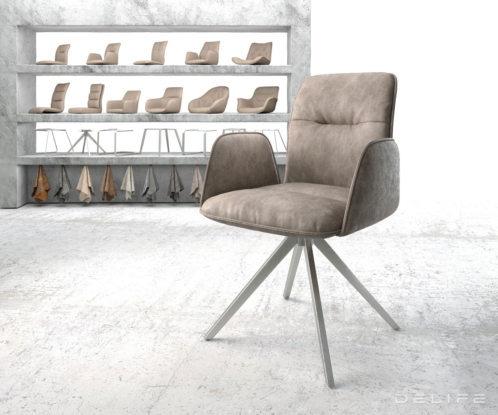 Blagovaonska stolica Vinja, Materijal: Mikrofibra