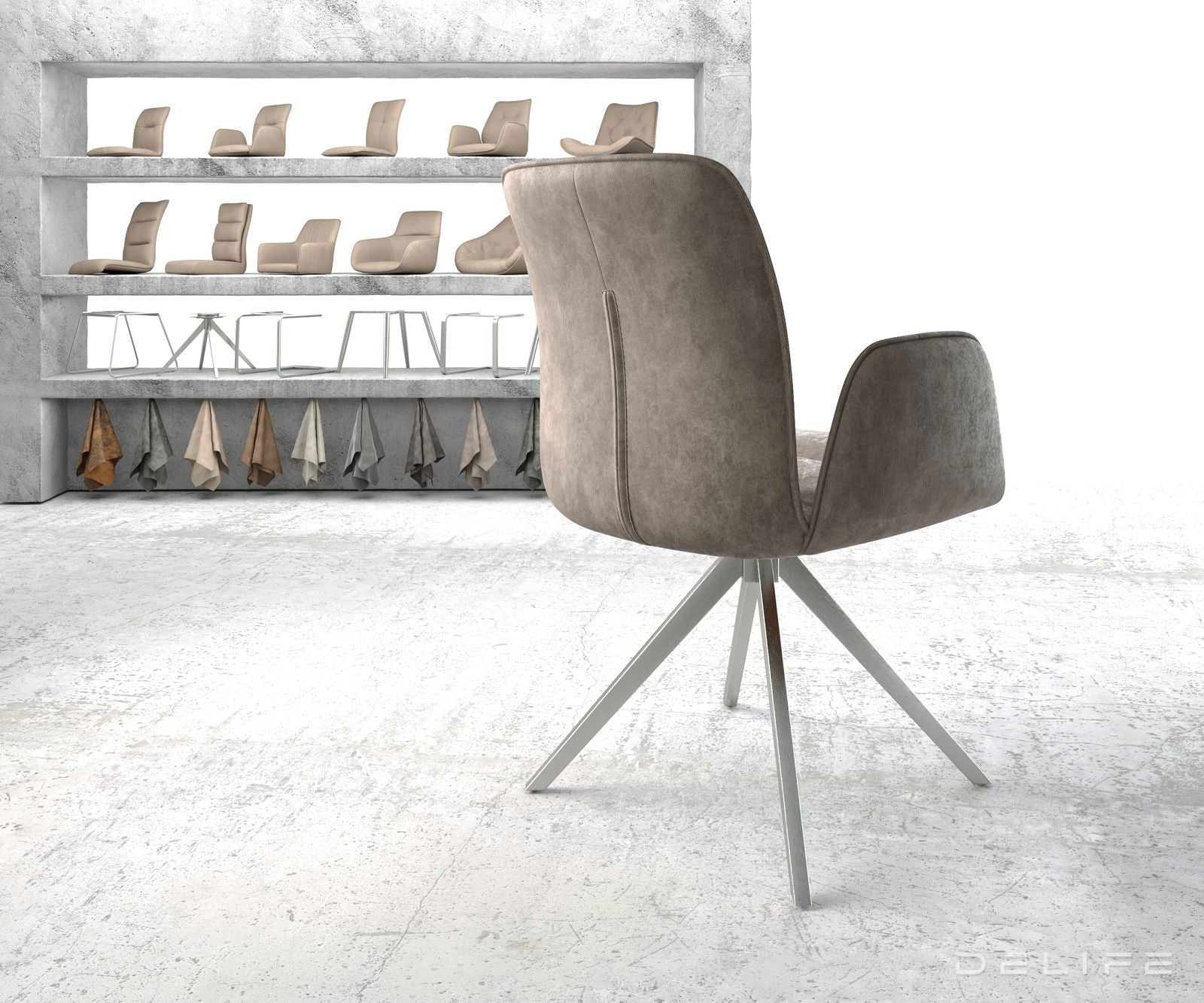 Blagovaonska stolica Vinja, Materijal: Mikrofibra