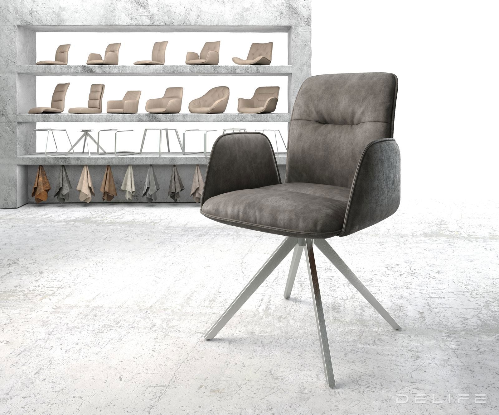 Blagovaonska stolica Vinja, Materijal: Mikrofibra