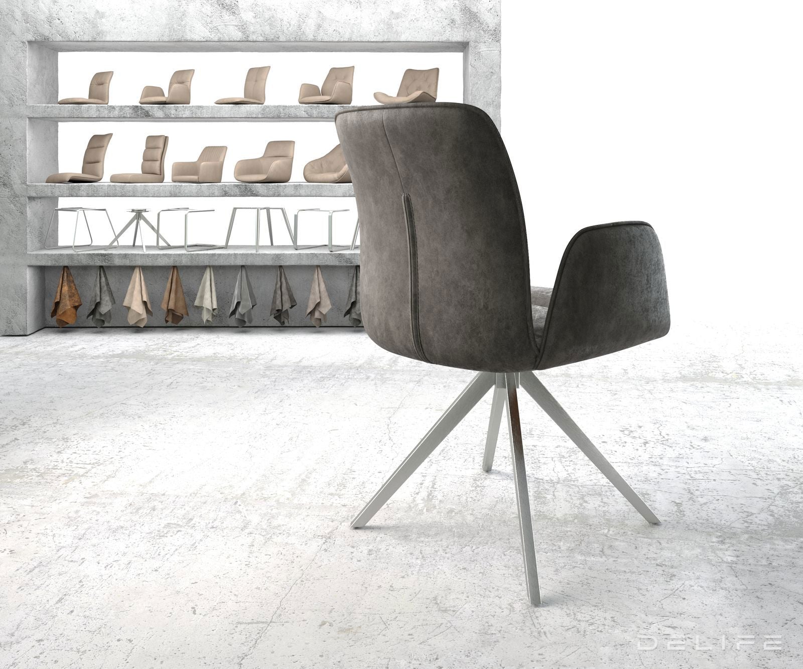 Blagovaonska stolica Vinja, Materijal: Mikrofibra