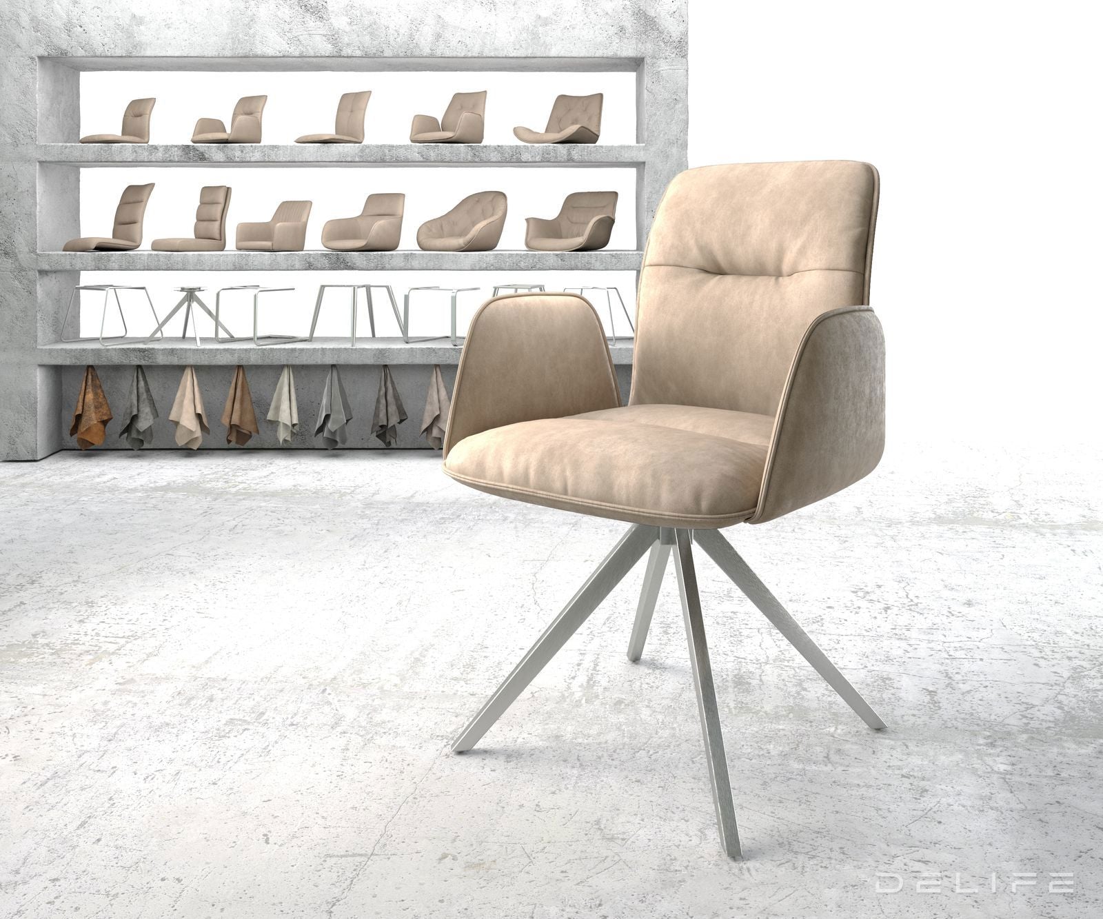 Blagovaonska stolica Vinja, Materijal: Mikrofibra