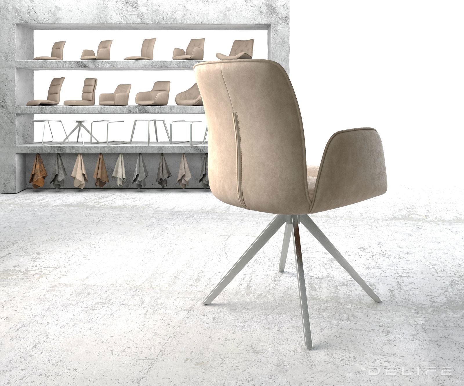 Blagovaonska stolica Vinja, Materijal: Mikrofibra