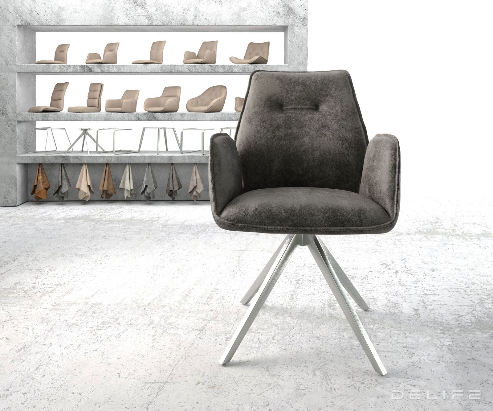 Blagovaonska stolica Zoa, Materijal: Mikrofibra