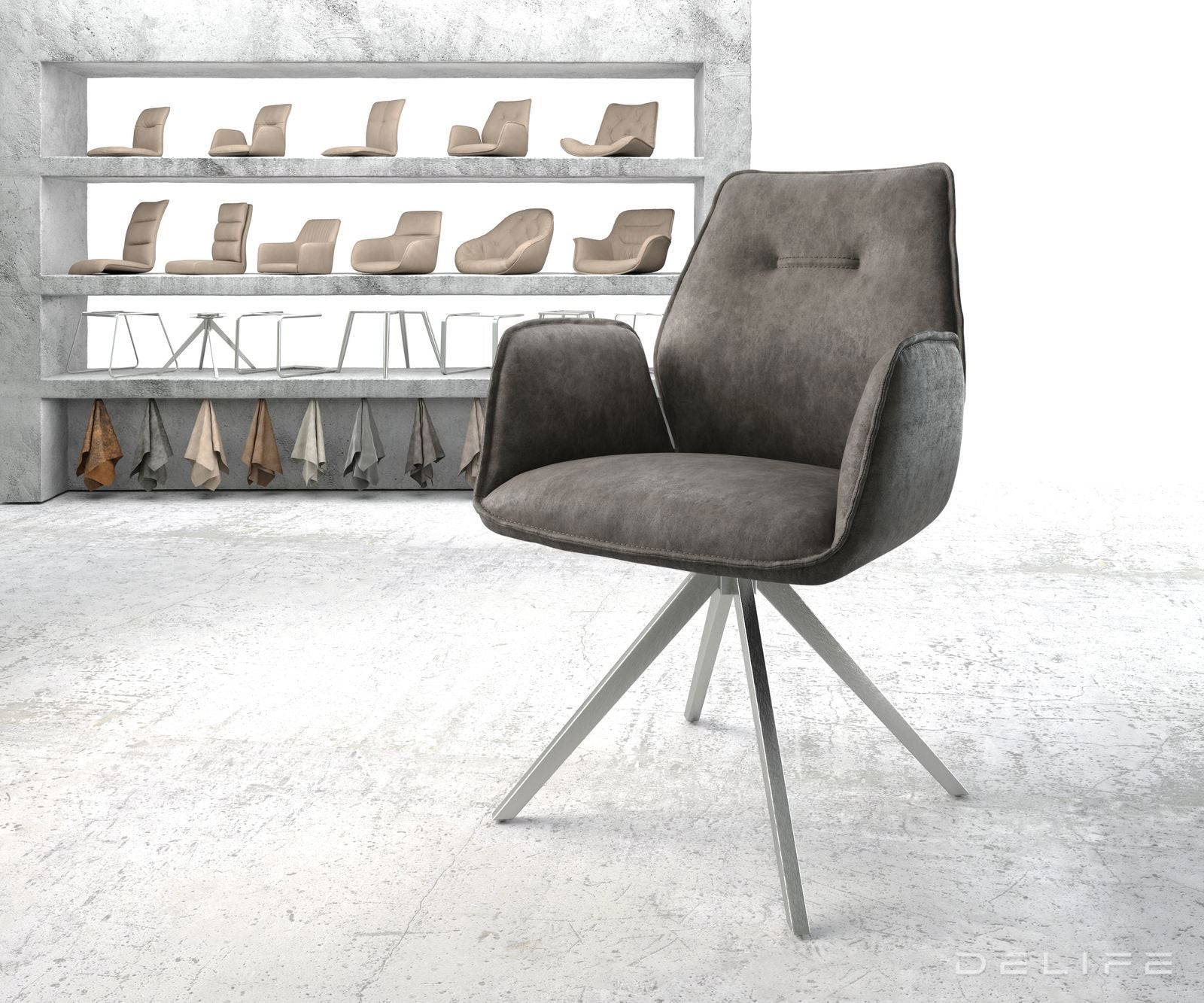 Blagovaonska stolica Zoa, Materijal: Mikrofibra