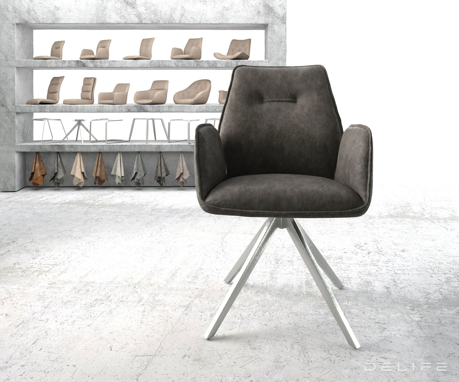 Blagovaonska stolica Zoa, Materijal: Mikrofibra