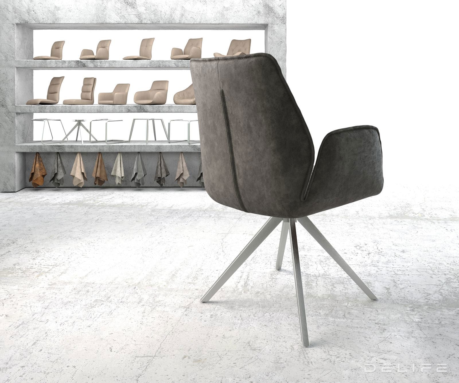 Blagovaonska stolica Zoa, Materijal: Mikrofibra