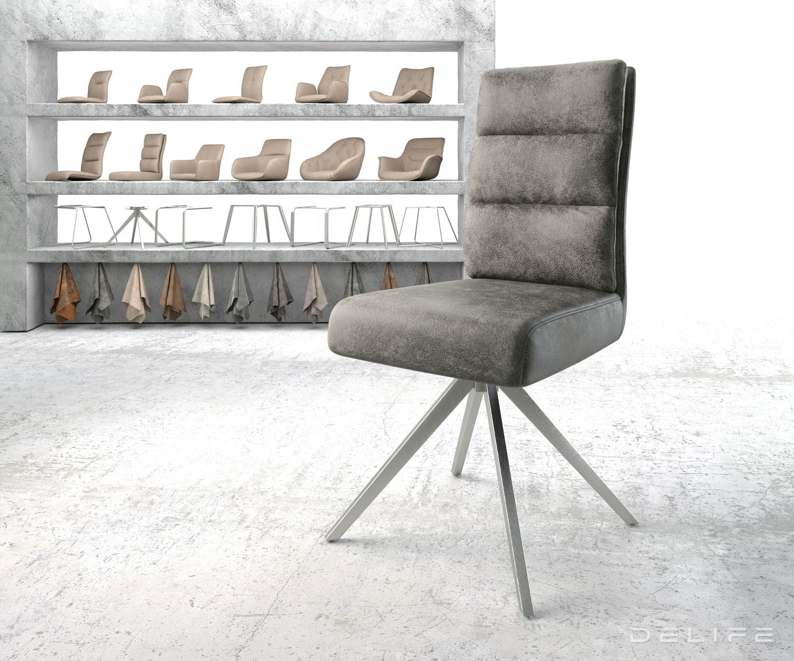 Blagovaonska stolica Pela, Materijal: Mikrofibra