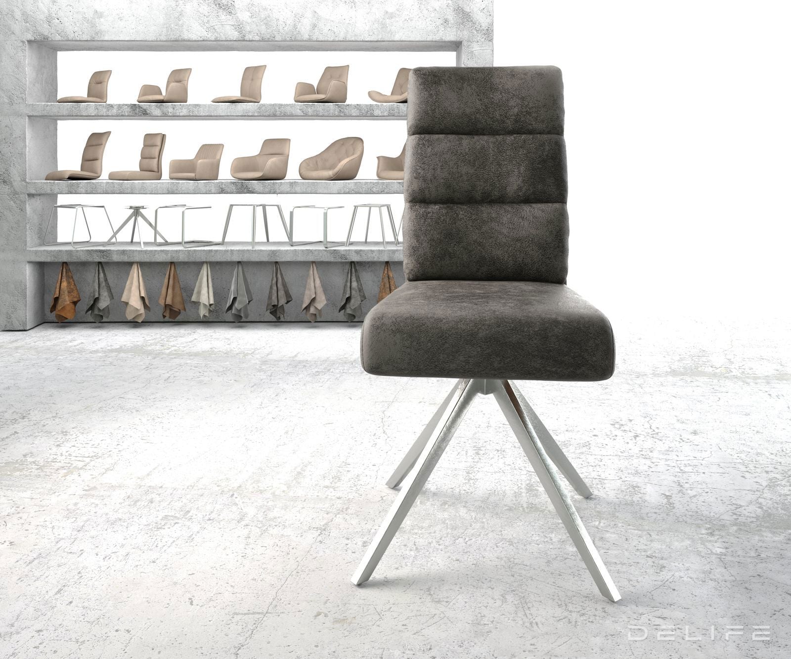 Blagovaonska stolica Pela, Materijal: Mikrofibra